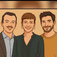 Janne, Andreas und Mark Gastgebe Landhaus Andresen