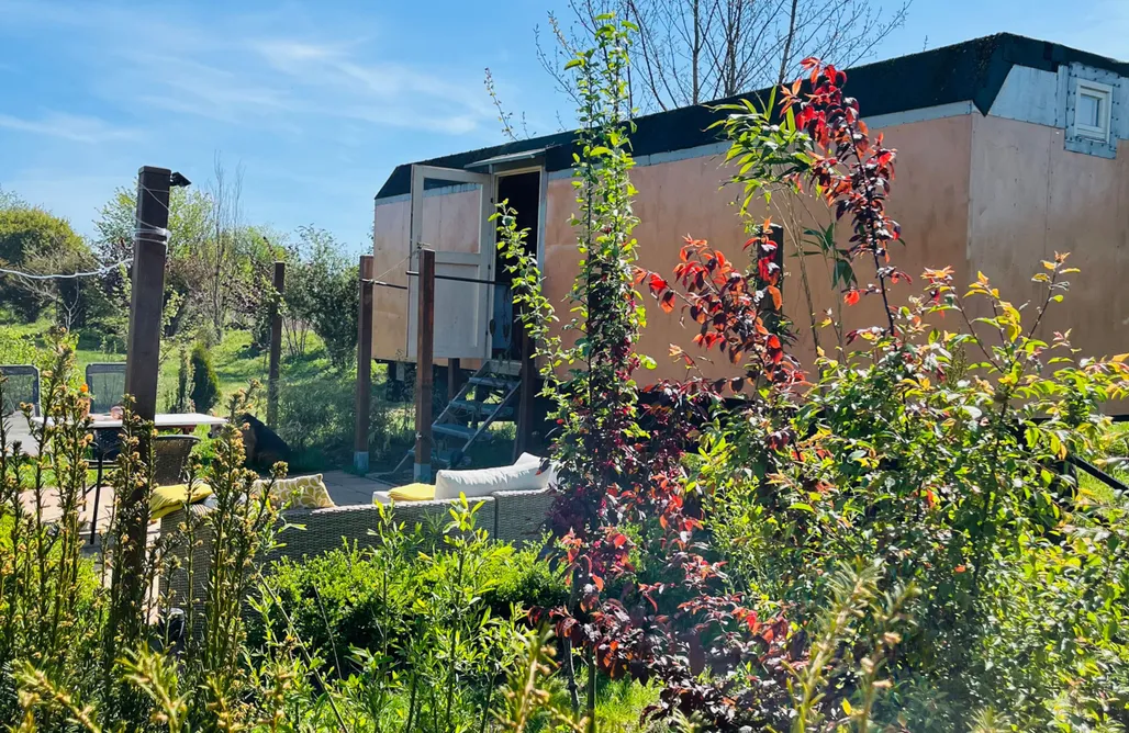 Unterkunft AlohaCamp Tinyhouse Goldie 4