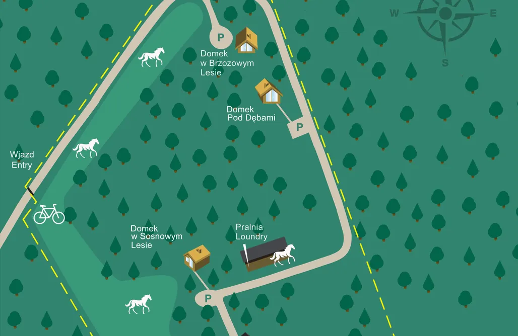 AlohaCamp accommodation Domek pod Dębami - las, morze, cisza 1