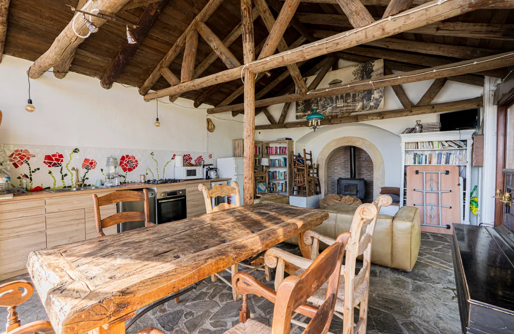 Alojamiento Sierra Nevada Alquería de los Lentos - Habitacion con cocina 1