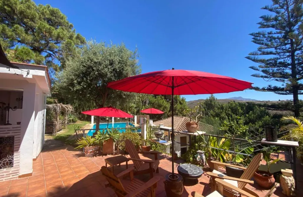 Hoteles en Sevilla con Jacuzzi Casa Simba: Habitación Azul con terraza 1
