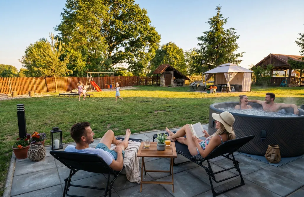 noclegi AlohaCamp Fotuso House dom nad jeziorem 5