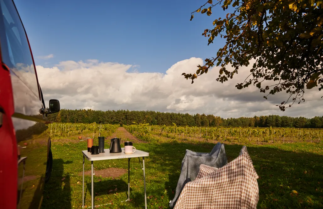 Winiarnia nad Jeziorem Miejsce kamperowe - Winnica Dwórzno 1