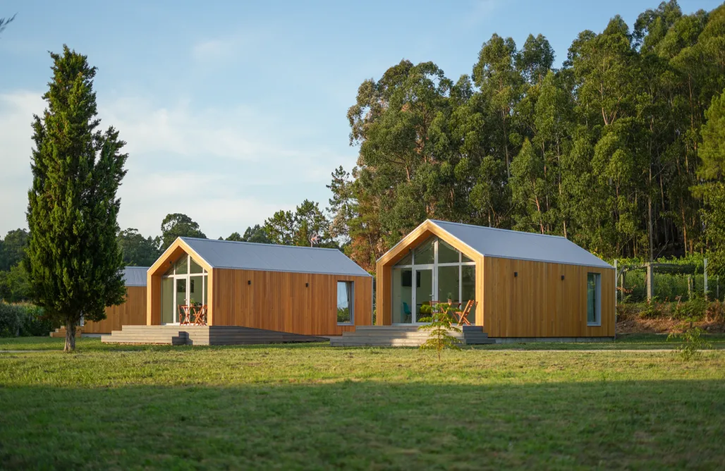 Cabañas con chimenea para dos personas NaturBatán 2