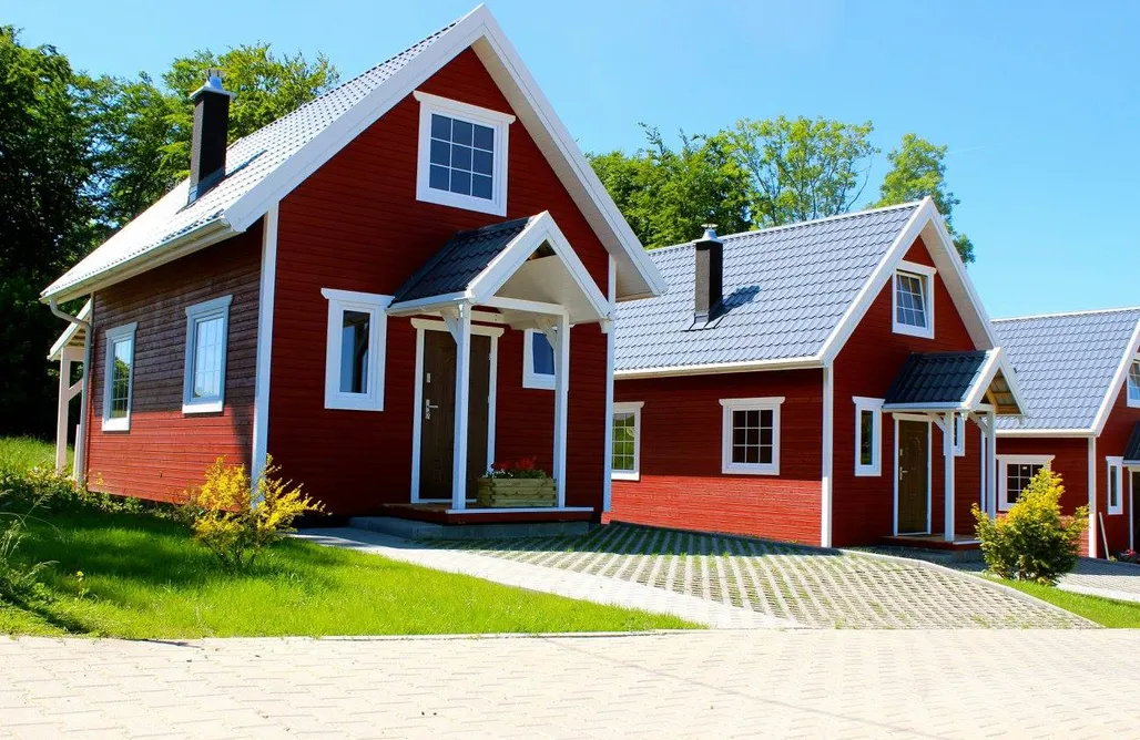 Mechowo noclegi Dom skandynawski na terenie Stadniny koni 2