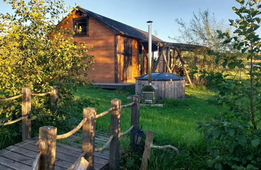 Samodzielny Domek nad Jeziorem z Własną Linią Brzegową Domek pod Zielonym Aniołem - otulony naturą 1