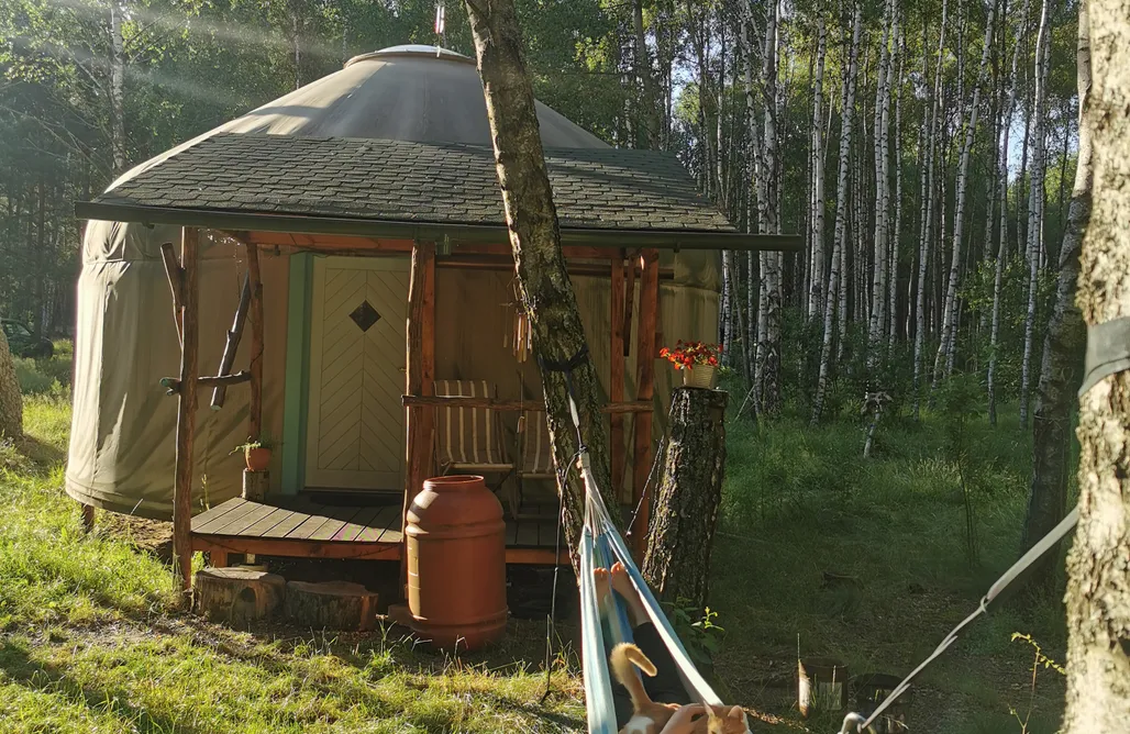 Dubicze Cerkiewne noclegi Jurta Biały Las 2