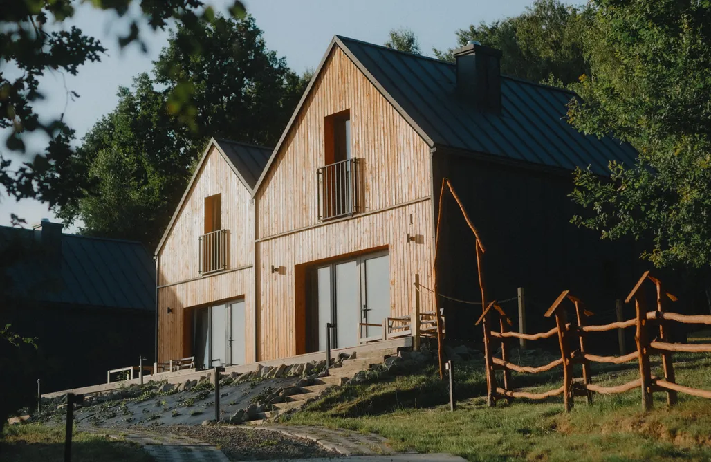 Domek Z Jacuzzi Bieszczady Domki W Sam Las  2