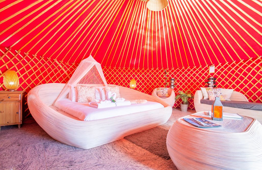 AlohaCamp Eco Twin Yurt 4