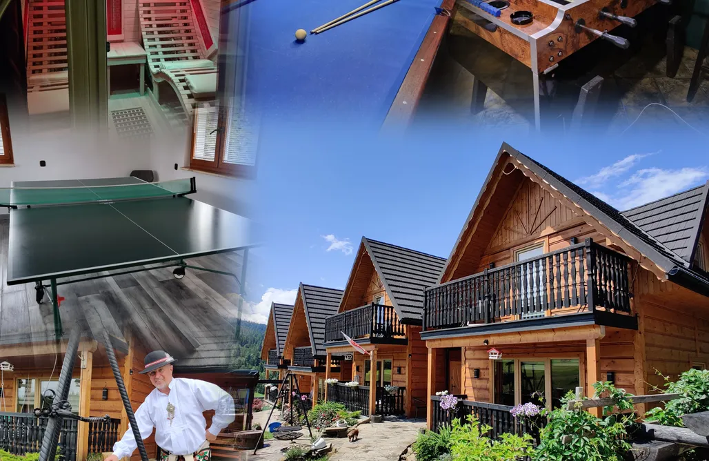 Domki u Jacka Sauna & Relax z widokiem na góry AlohaCamp