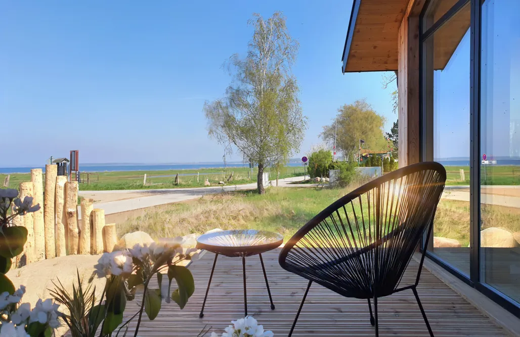 Unterkunft AlohaCamp WerderChalet "Meer in Sicht" Meerblick, Strand 150m, Sauna, eKamin 4
