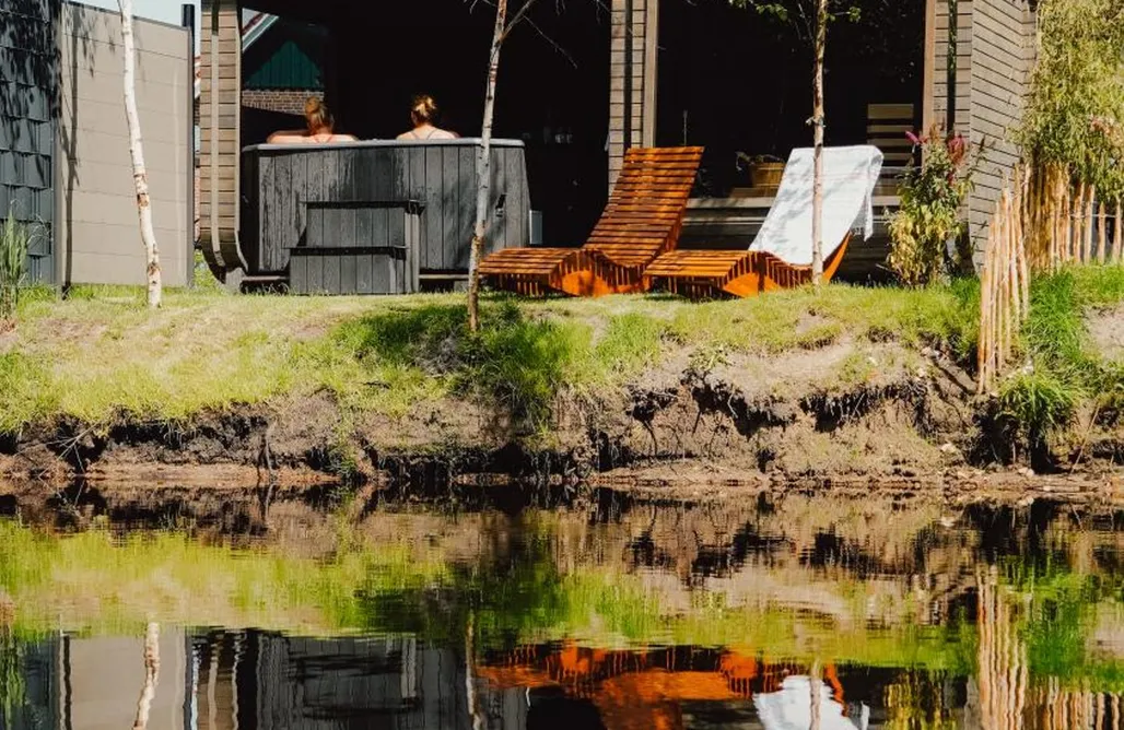 Ferienhaus mit Sauna Natursee-Chalet, Angeln, Wellness, Spa, Ponyhof 3