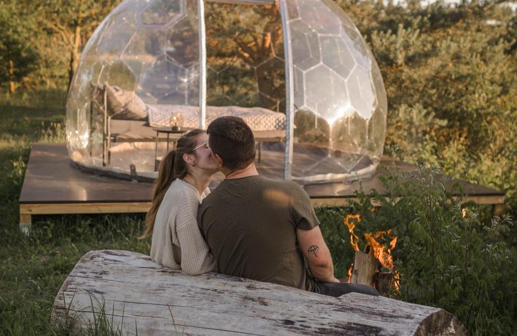 Unterkunft AlohaCamp Magisches Bubble-Tent in Mönchenhöfe – Schlafen unter Sternen 4