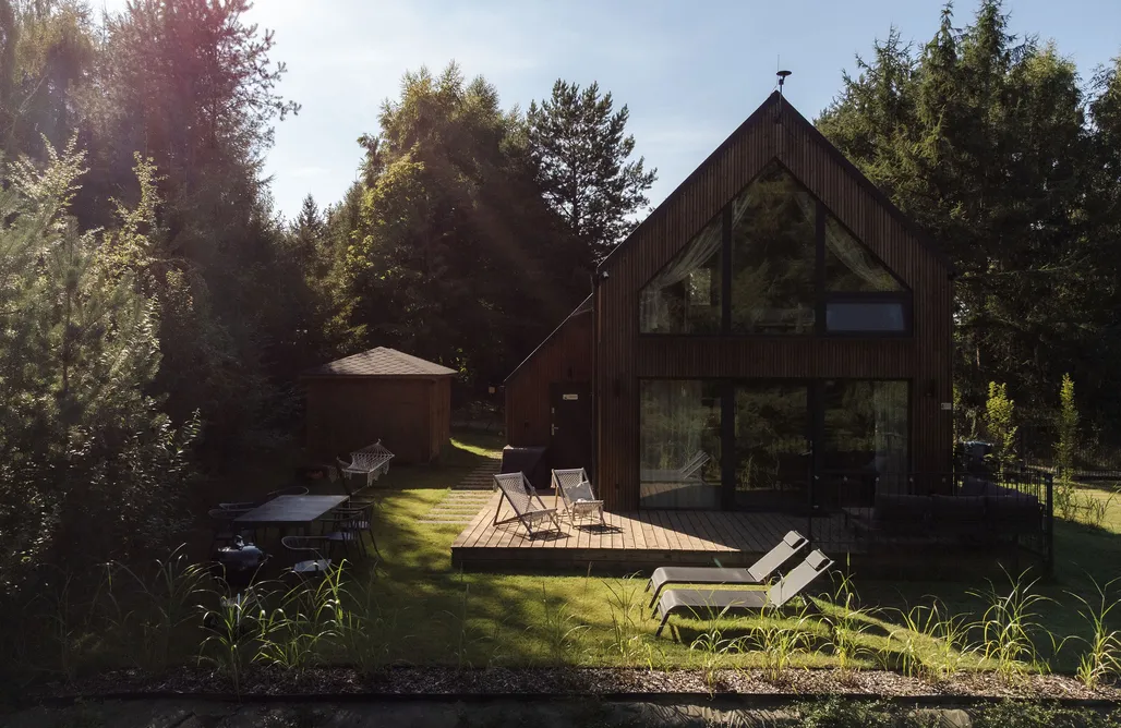 noclegi AlohaCamp NATURAlnie domki letniskowe DUO - basen, balia, sauna, jezioro, las 4