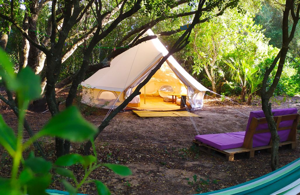 alojamientos AlohaCamp Tulpa Cadiz - Bell Tent 3
