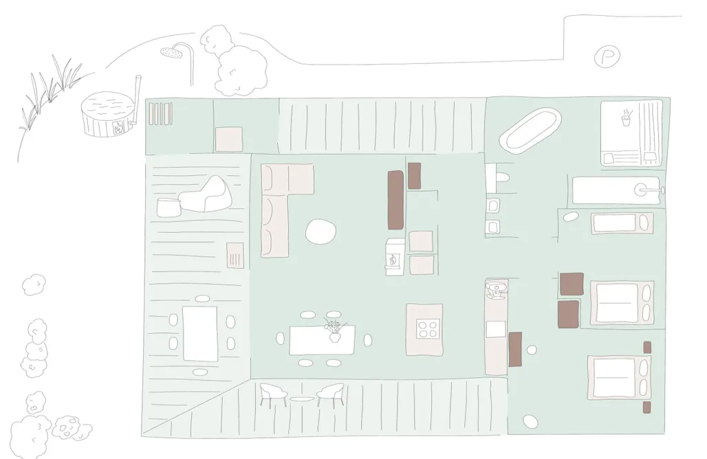 Unterkunft AlohaCamp StrandHaus 1