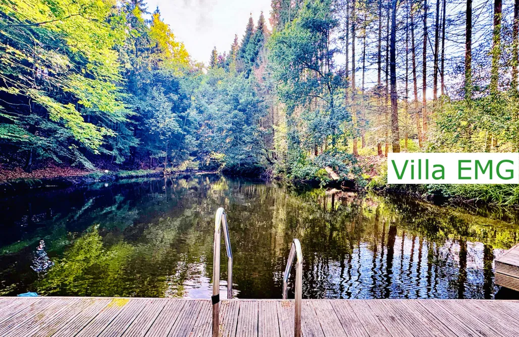 ubytovanie AlohaCamp Forest Lake Villa EMG Osnabrück – Pokoj pri jazere 5