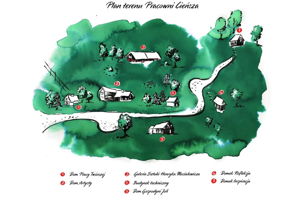 AlohaCamp Pracownia Cieńsza: Dom artysty 1