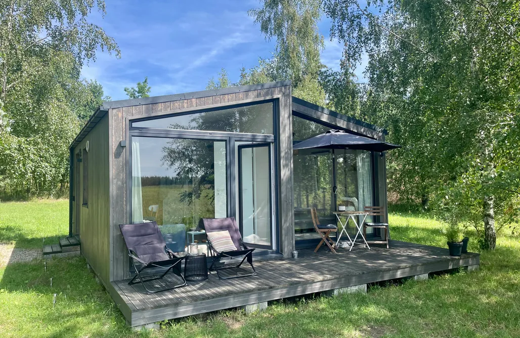 Tanie Noclegi Olsztyn Mazurski Świt - domek z sauną dla dwojga  2