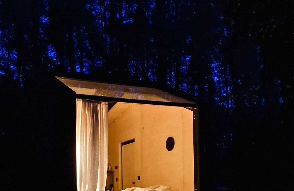 UKOI w lesie - Tiny House z podniebnym oknem - Kręgi  AlohaCamp