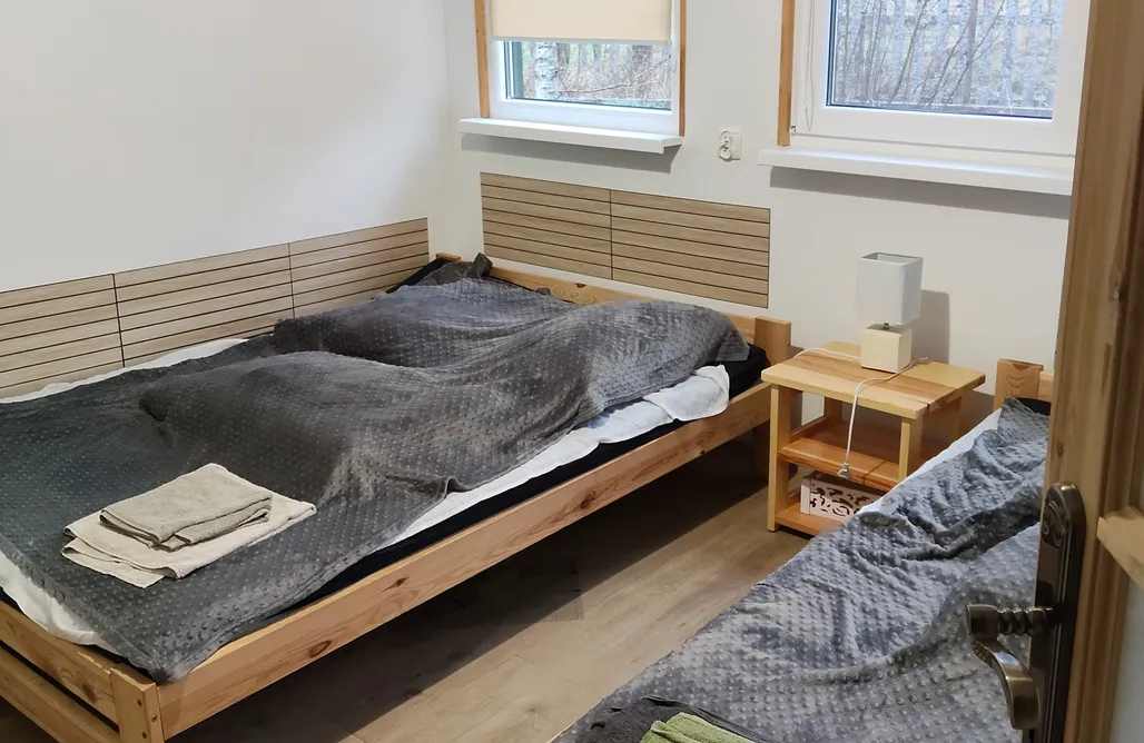 AlohaCamp Leśna Chata kuracyjna nad rzeką z sauną w Borach Tucholskich  3