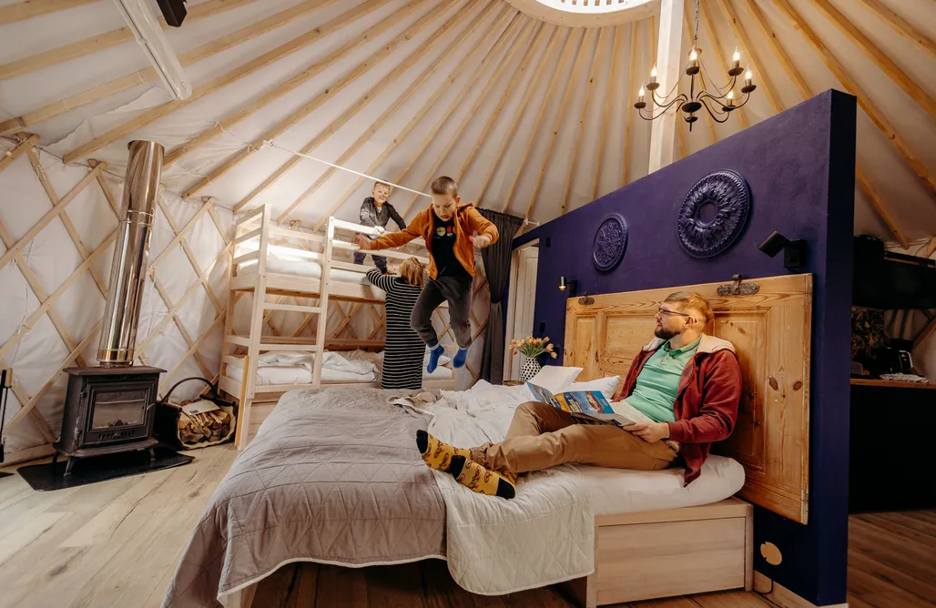 AlohaCamp Jurta Zielona z prywatnym jacuzzi 3