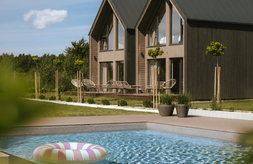Agroturystyka Wielkopolska z wyżywieniem Wood House Trzęsacz - Podgrzewany Basen, Balia  3