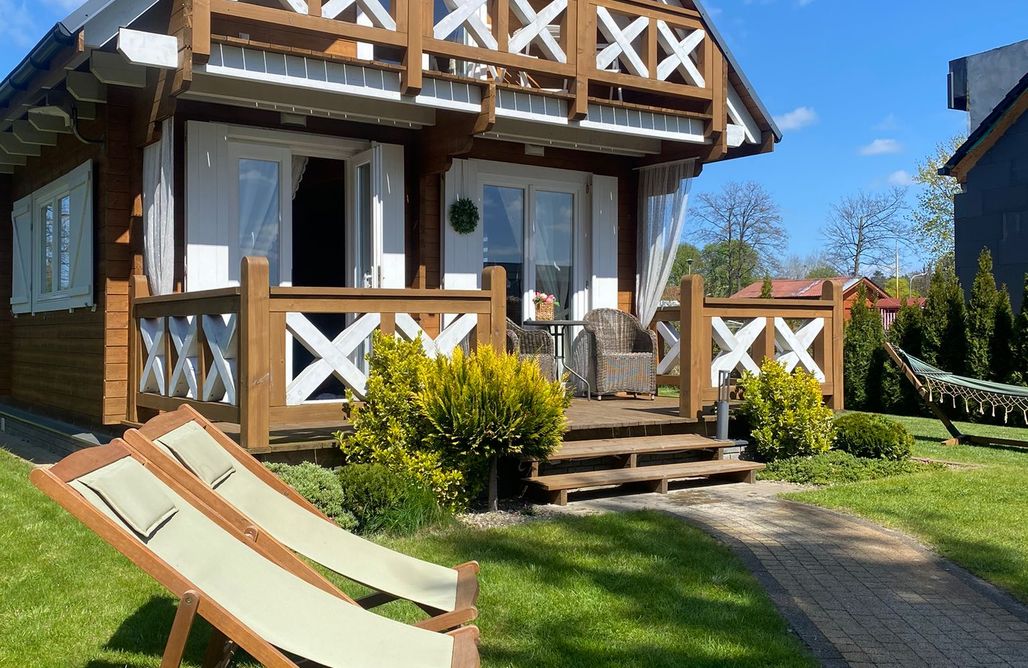 Domki Szczecin Drewniany domek nad Miedwiem 2