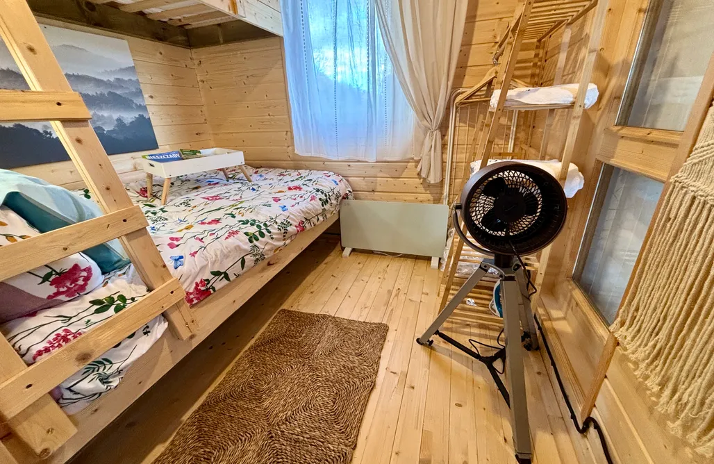 AlohaCamp D11 Domek z jacuzzi, kominek, klimatyzacja, 650m2ogród +sauna basen 4
