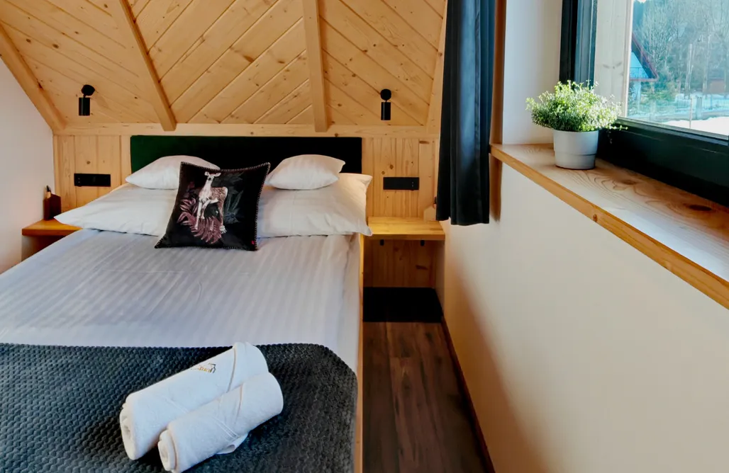 ubytování AlohaCamp M Domki Zakopane - komfortowe domki z kominkiem dla 8 osób 4