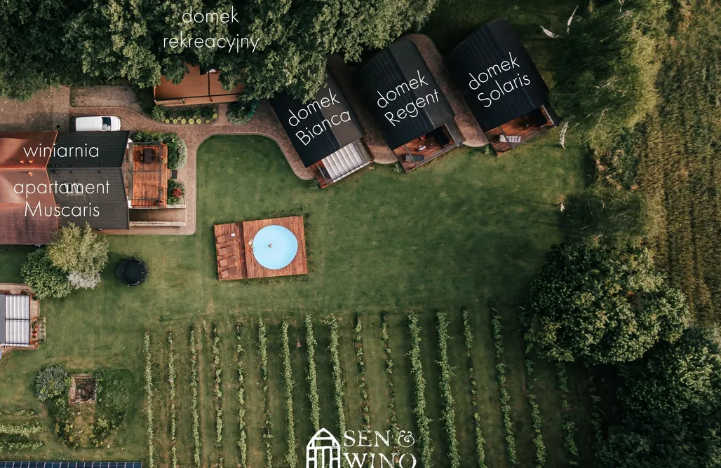 Unterkunft AlohaCamp Domki w winnicy Sen&Wino 3