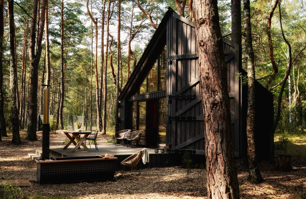 Hébergement AlohaCamp ForRest Cabins z Leśnym SPA 1