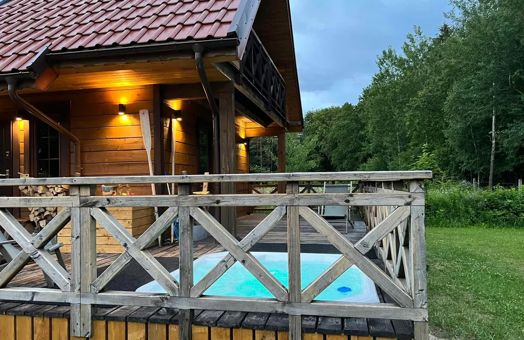 Domek Nad Morzem Z Basenem 🌊 Wypoczynek u Sebka - domki Gulbity cały obiekt 1
