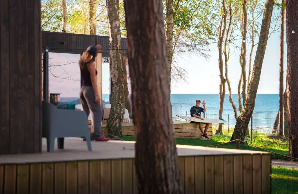 AlohaCamp Domek 2+2 z widokiem na morze 3