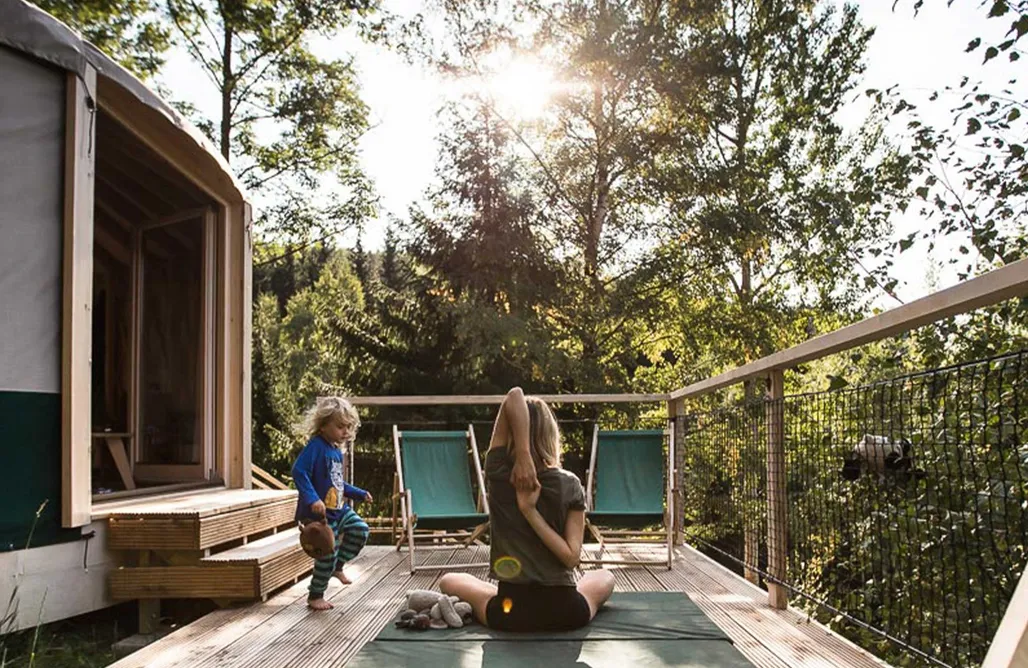 AlohaCamp accommodation Kryjówka - Jurty ukryte wśród zieleni. 5