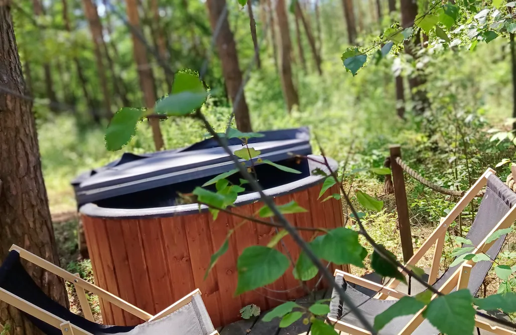 noclegi AlohaCamp Tiny Cottage tylko dla Dwojga - Agro Glamping Kozia Farma 3