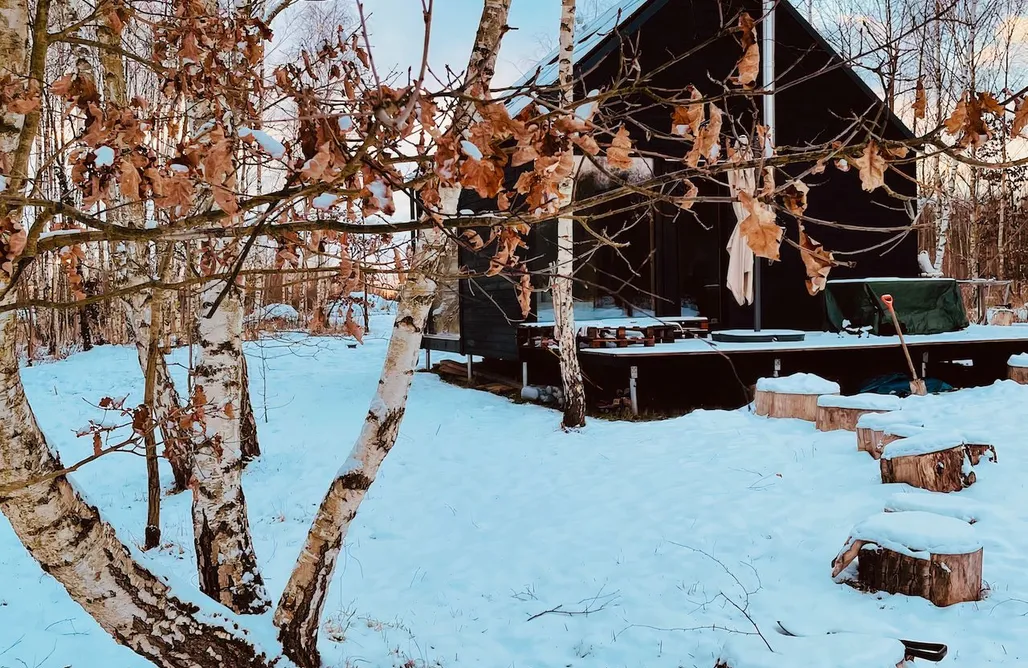 Noclegi Nad Jeziorem Lubuskie ⛵️ Ekologiczny domek nad jeziorem 1