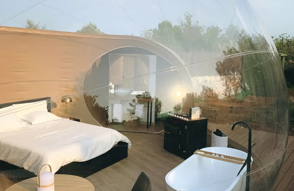 AlohaCamp accommodation Burbuja Olivo 4