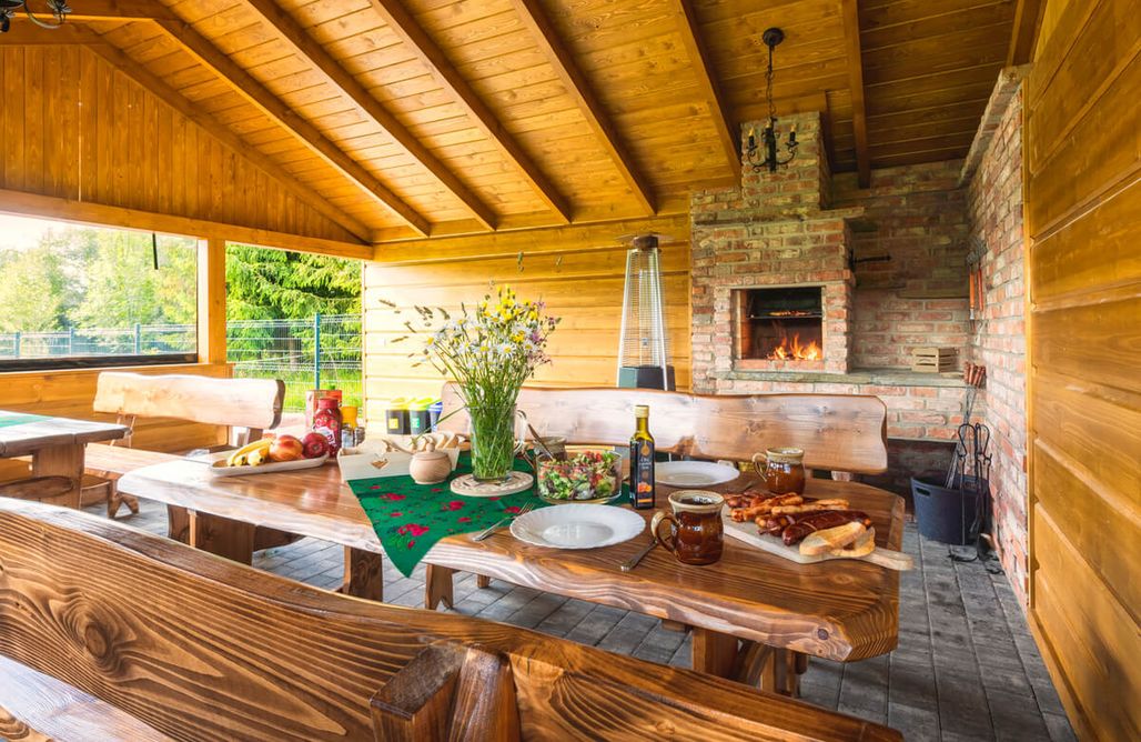 noclegi AlohaCamp Domki "Na Dziedzinie" z Gorącą Balią 4