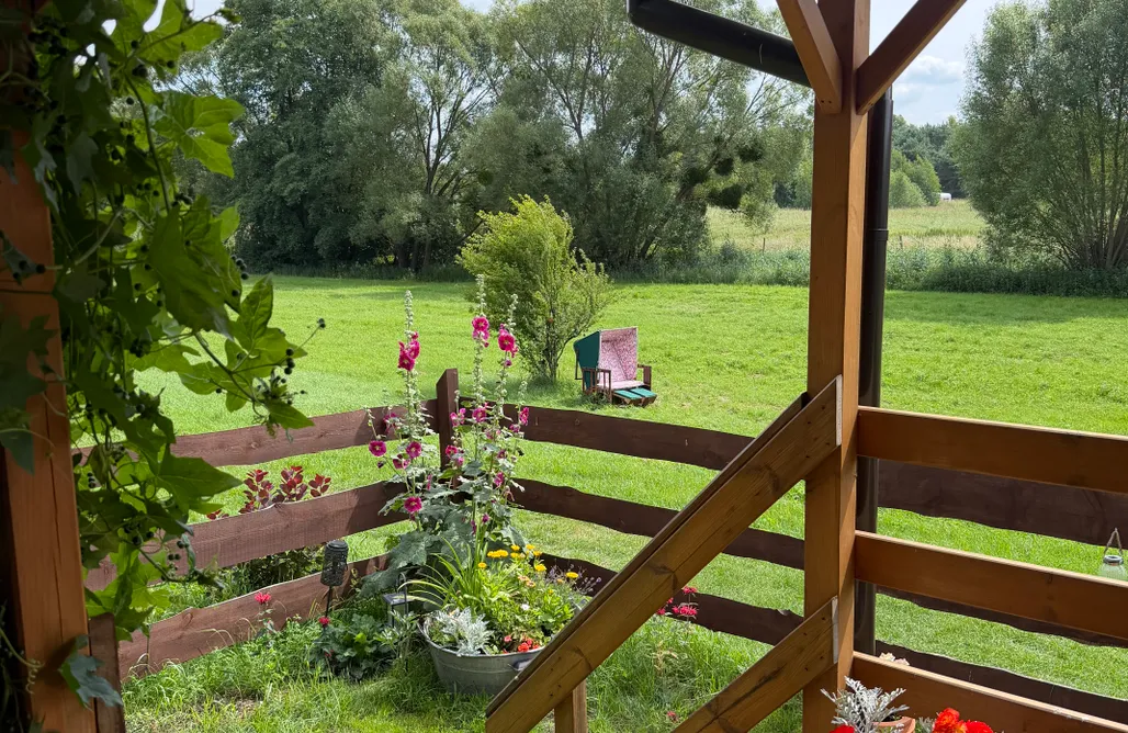 Gîte à La Ferme Kryszynówka - chalet brun 1