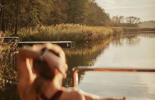 Zdjęcie obiektu Houseboat Pałuki nad jeziorem, sauna i balia