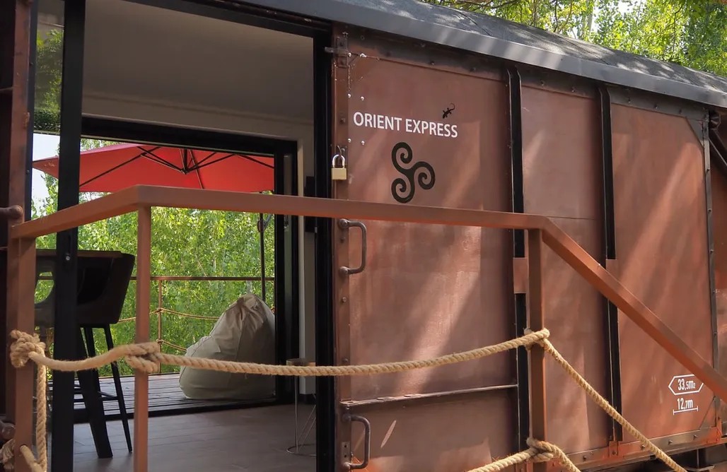Casa Rural para 30 personas Vagón de tren Orient Express 3