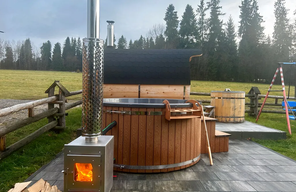 noclegi AlohaCamp Chatka przy Lesie z Sauną 4