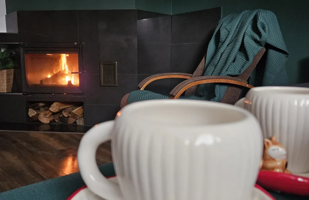 AlohaCamp Apartament 6-osobowy z dwoma sypialniami i z kominkiem 3