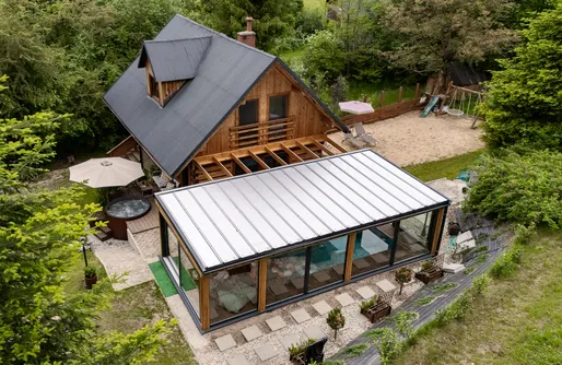 Imagen de Casa PolanaSłowikowa todo el año, piscina climatizada, jacuzzi, sauna, chimenea