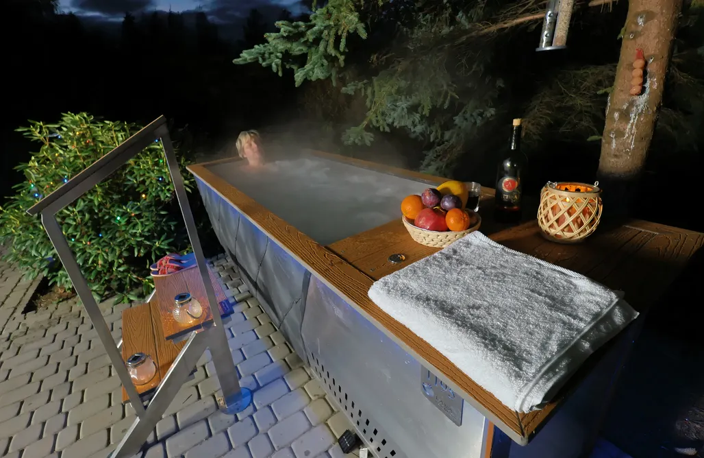 noclegi AlohaCamp Górski Drewniany Domek Premium SPA 5