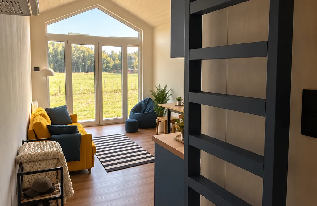 Ferienhaus Polen Häuschen mit Blick auf den Wald | Liva Park 3