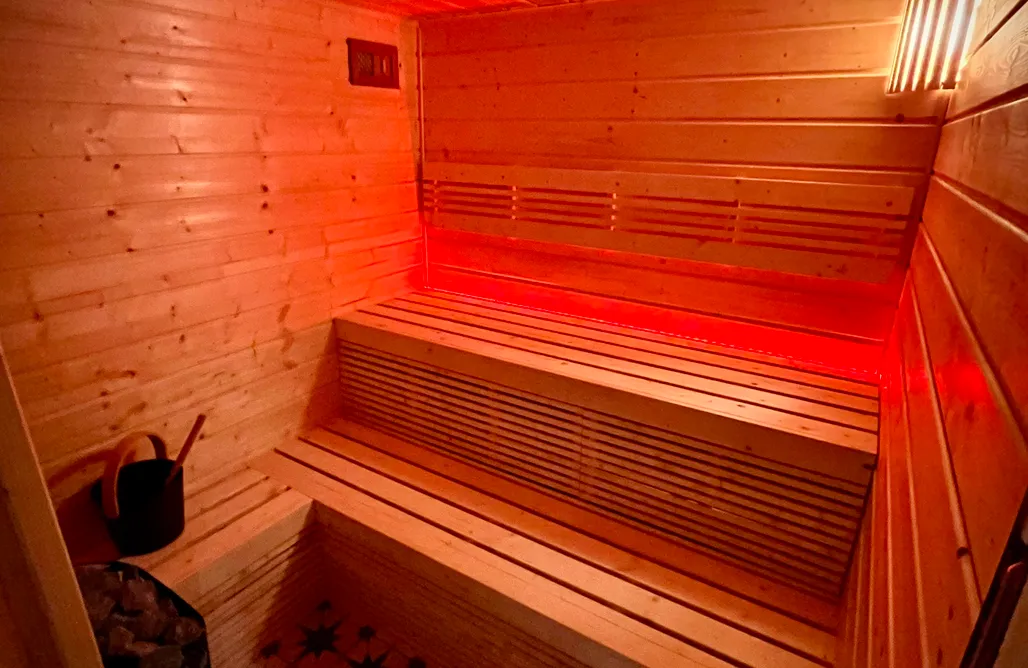 AlohaCamp Dom 3 Niebieski Sauna 1
