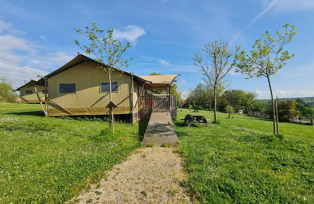 Tente Lodge Safari en Dordogne AlohaCamp