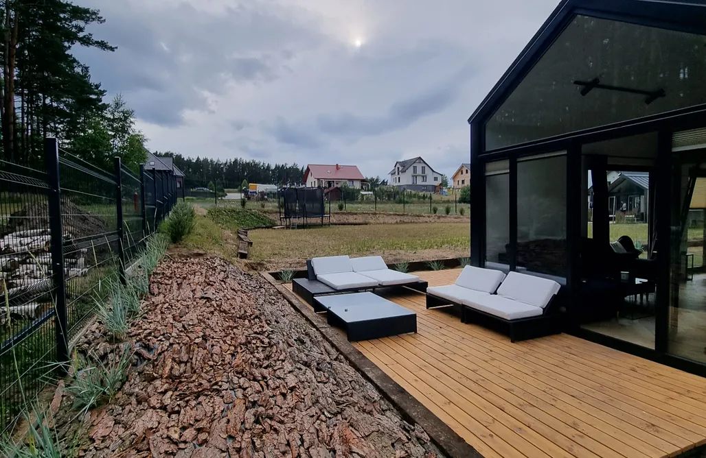 noclegi AlohaCamp Bosko domki z sauną i balią w Sulminie obok Gdańska 5